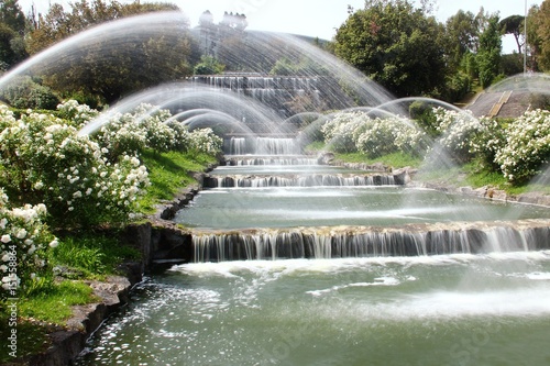 Il Giardino delle Cascate al laghetto di Roma Eur