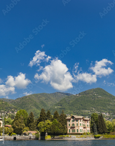 Tavernola on Como lake, Italy photo