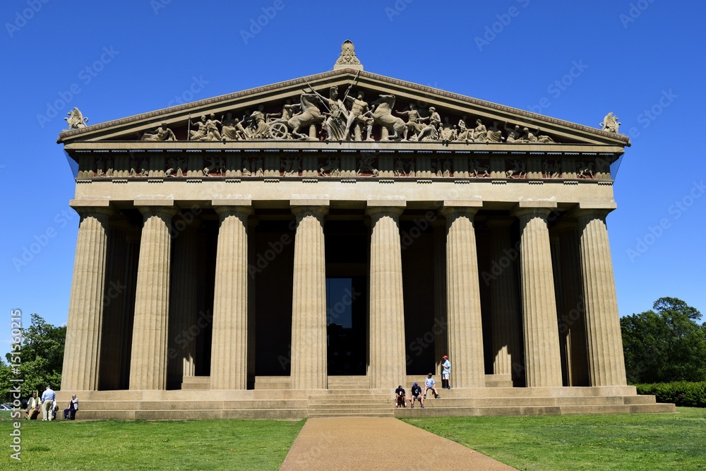 Replica of the Parthenon at Centennial Park Nashville, Tennessee