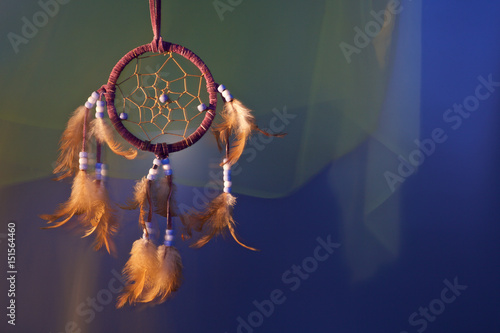 dreamcatcher on a color background