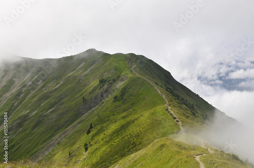 Wolkenspiel in den Allgäuer Hochalpen, Oberstdorf, Deutschland