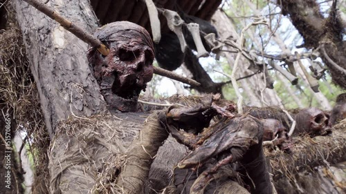 Betrayer skeleton with spear in his head