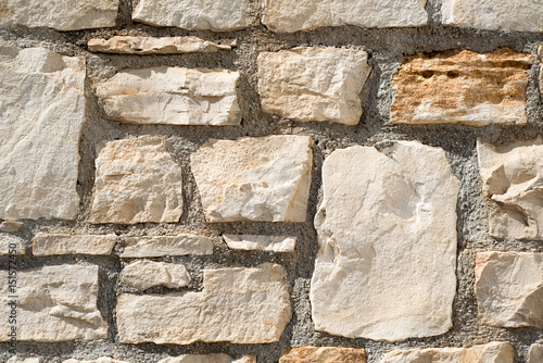 texture of the stone wall