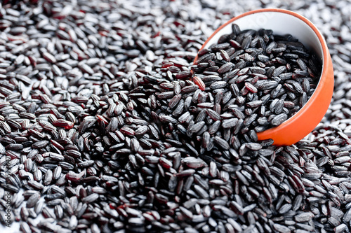 Organic black nerone rice