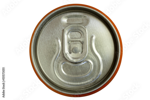 metal lid of the tin can