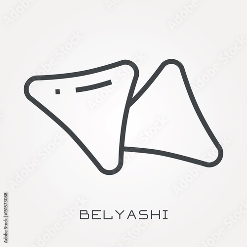 Line icon belyashi