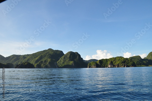 Karst Rock Islands in Philippines