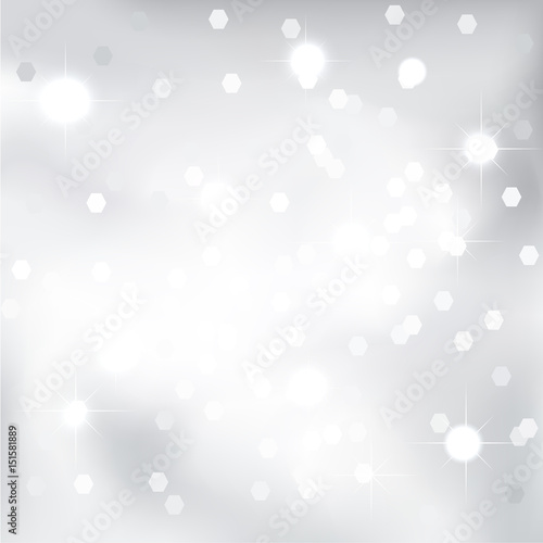 Fototapeta Naklejka Na Ścianę i Meble -  Abstract background. White color sky background. Magical New Year, Christmas event style.