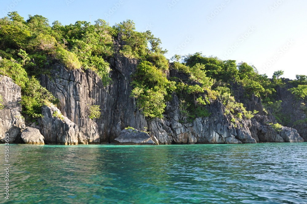 Karst Rock Islands in Philippines