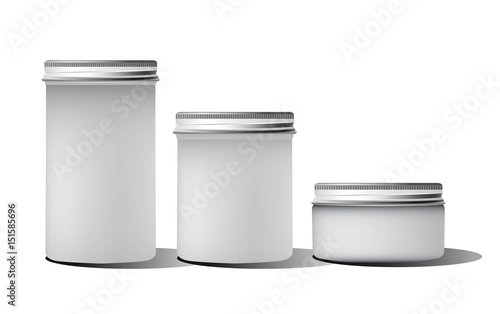 Wallpaper Mural Realistic white cosmetic cream Torontodigital.ca