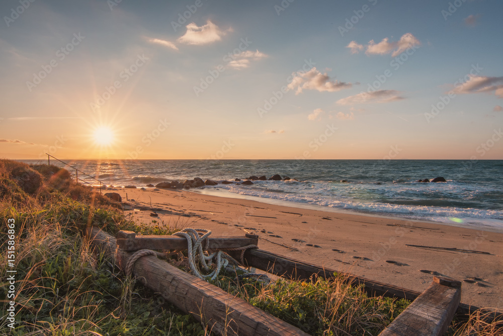 Fototapeta premium Tramonto siciliano 