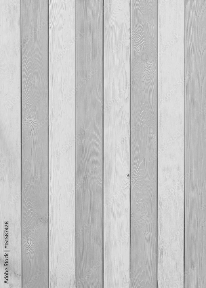 Naklejka premium White and gray striped new wooden background