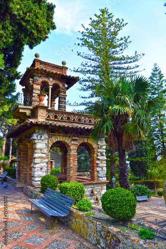 The park giovanni duca di caesaro at taormina (park and public gardens) photo