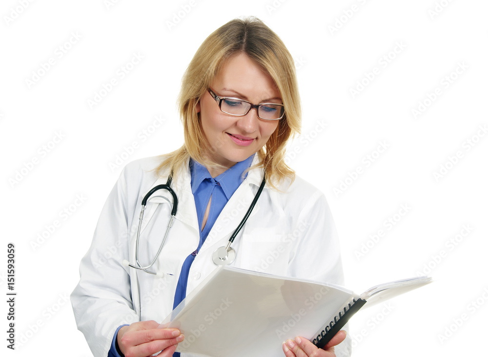 Female blond doctor Female blond doctor