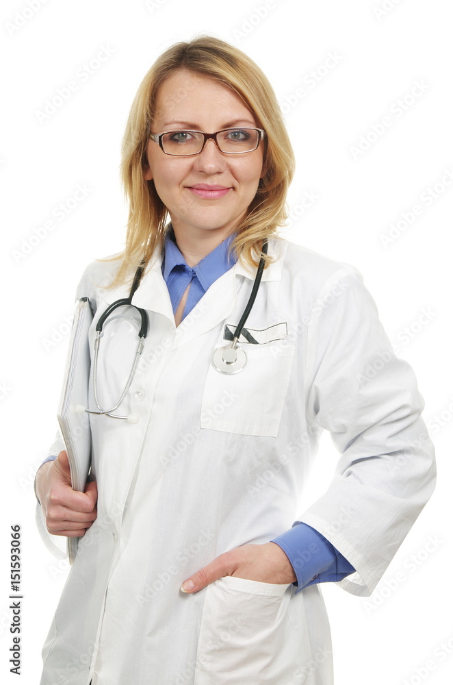 Female blond doctor Female blond doctor