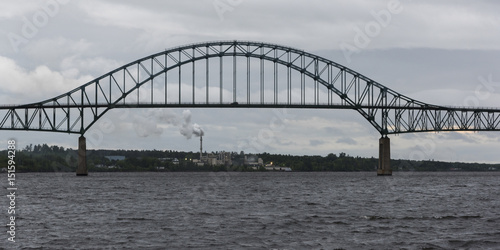 Bridge over the Miramichi River, Miramichi, New Brunswick, Canada © klevit