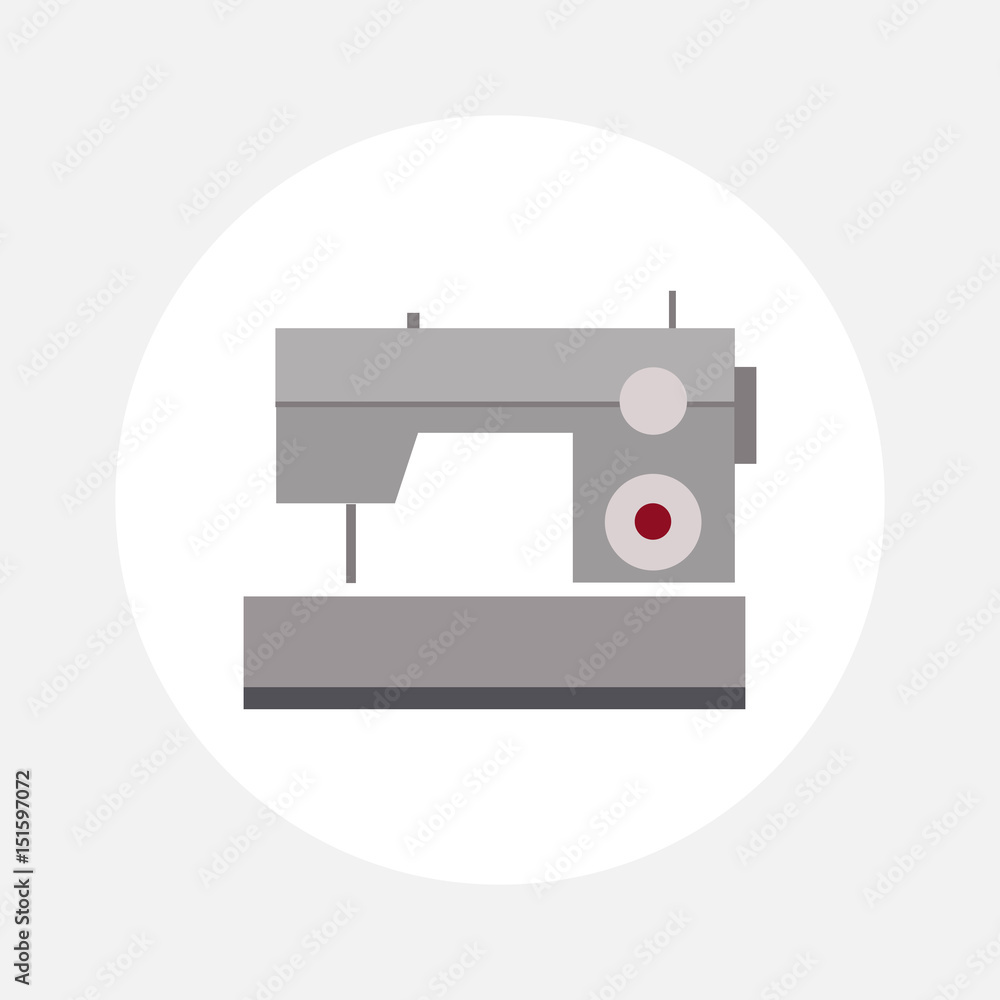 Sewing machine icon.
