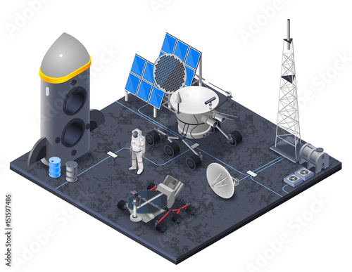 Space Isometric Concept 