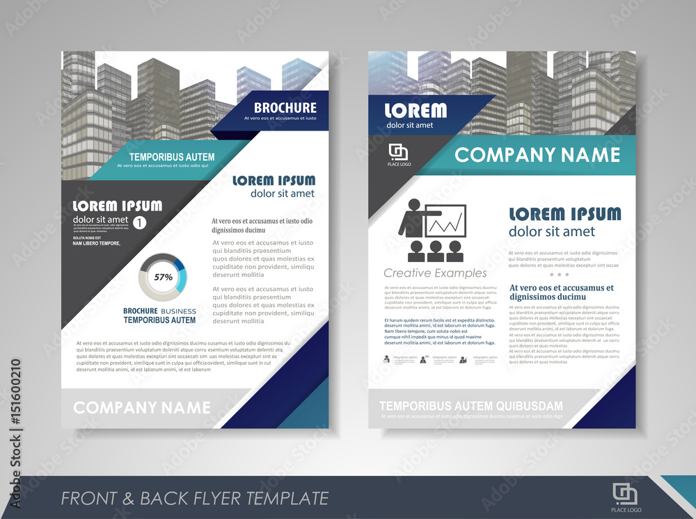 Business brochure design template