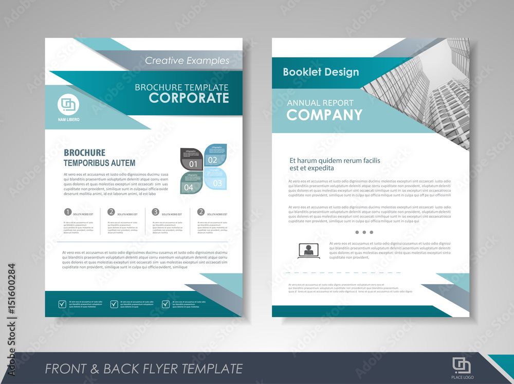 Corporate identity template brochure Corporate identity template brochure