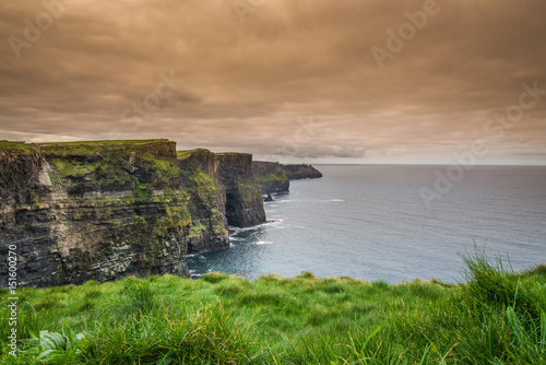 View over Cliffs of Moher