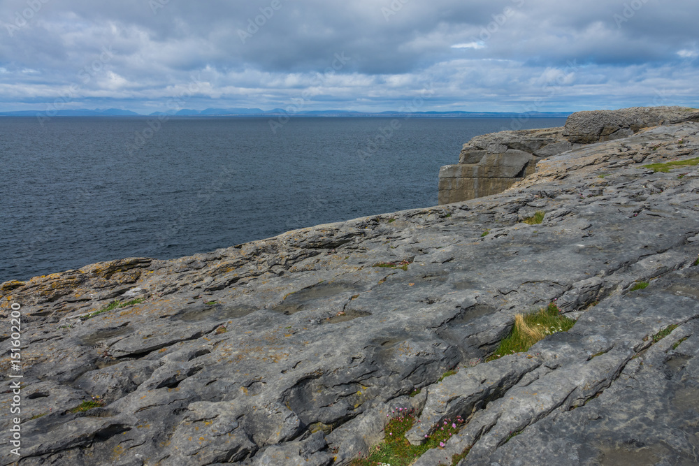 Cliffs edge in Doolins Bay