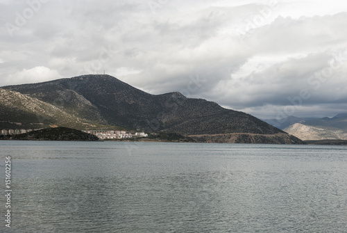 City of Egirdir on the lake of the same name, Turkey