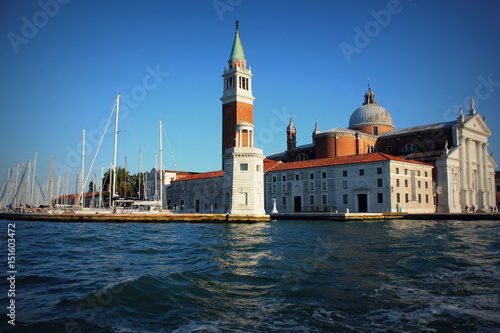 The church and monastery at San Giorgio Maggiore in the lagoon of Venice © vaivirga