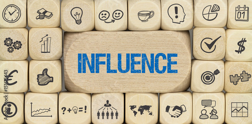 Foto Influence / Würfel mit Symbole