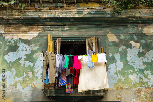 havana balcony for drying washed clothes