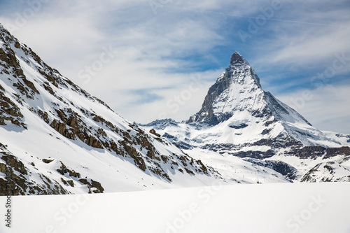  Landscape near Gornergrat, a ridge in Zermatt, Switzerland.