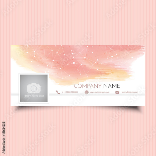 Social media cover design
