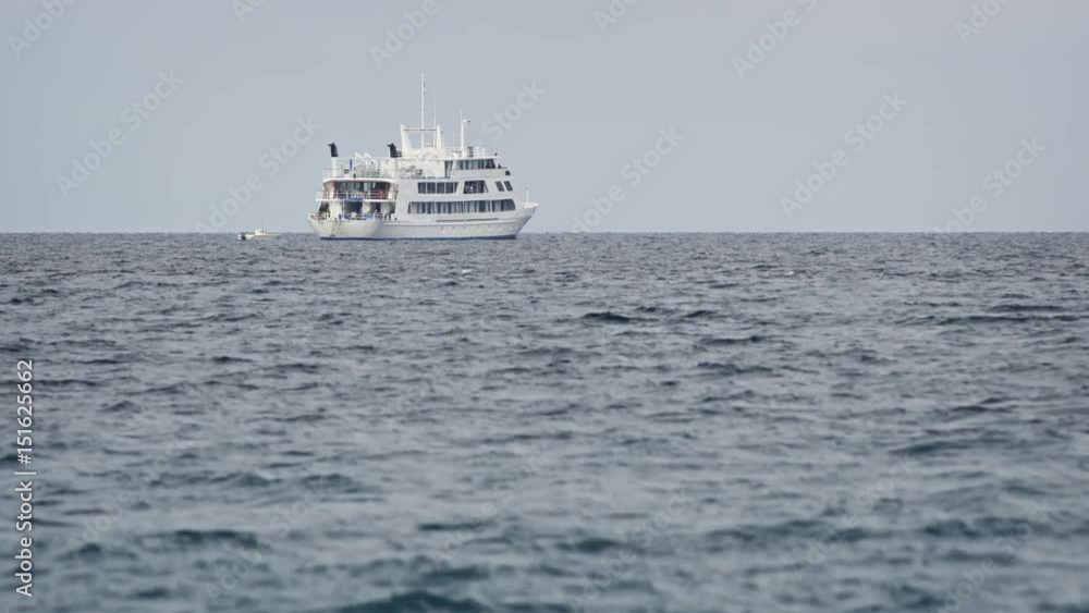 Passenger Ferry Anchored of Maafushi Island in Maldives Passenger Ferry Anchored of Maafushi Island in Maldives