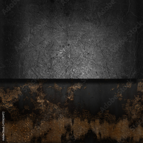 Fototapeta Grunge metal and rust background