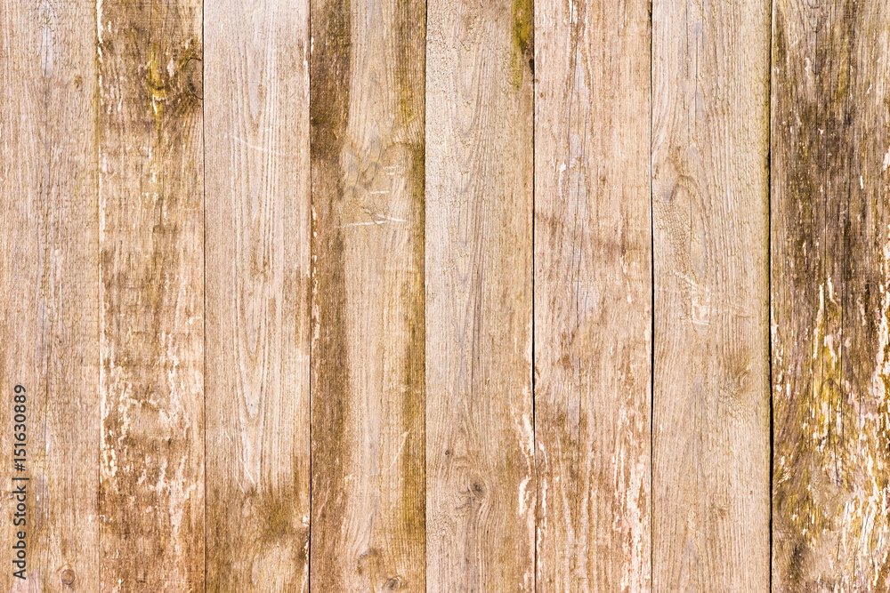 Obraz premium Old brown wooden wall texture as background