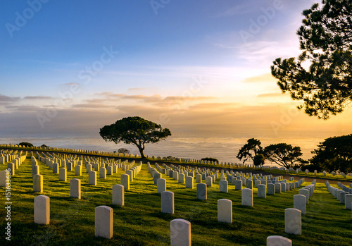 Fort Rosecrans National Veteran Cemetery in Point Loma, California photo