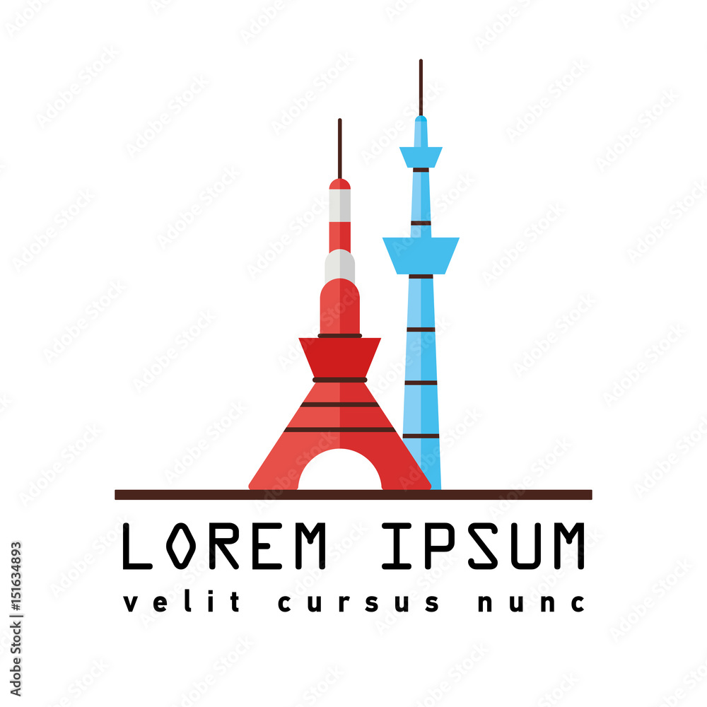 Antenna icon tower radio mast