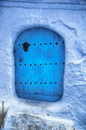 The beautiful blue medina of Chefchaouen, the pearl of Morocco. © LAURA