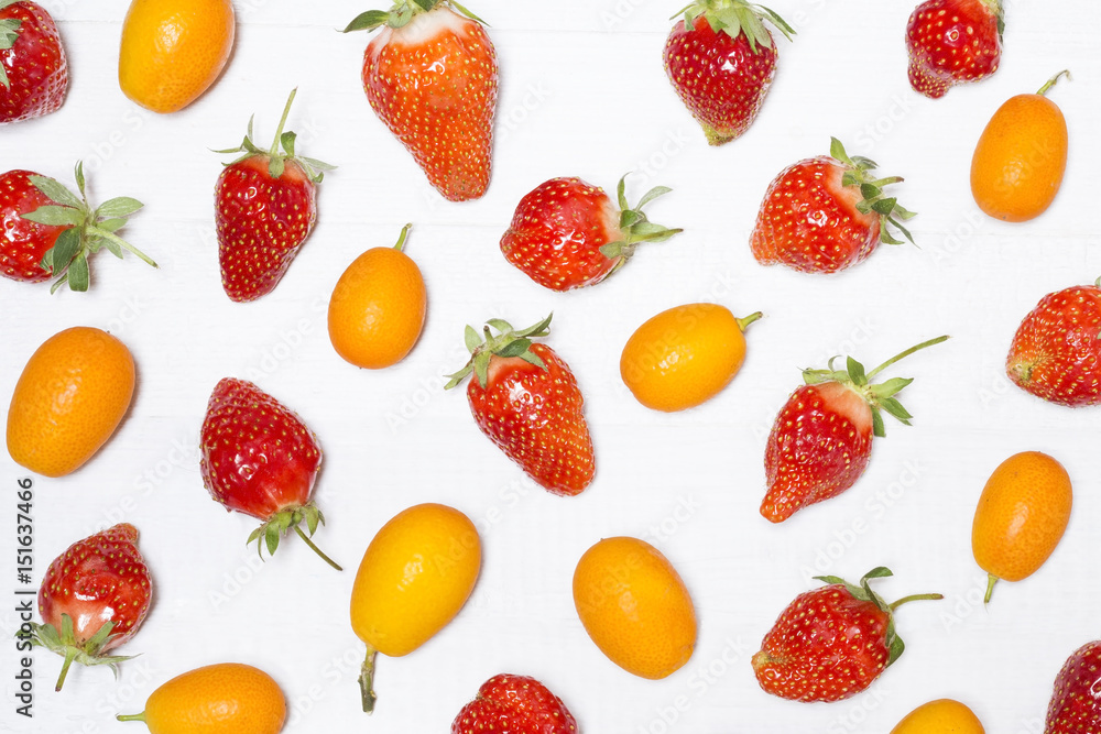 Strawberries and oranges Strawberries and oranges