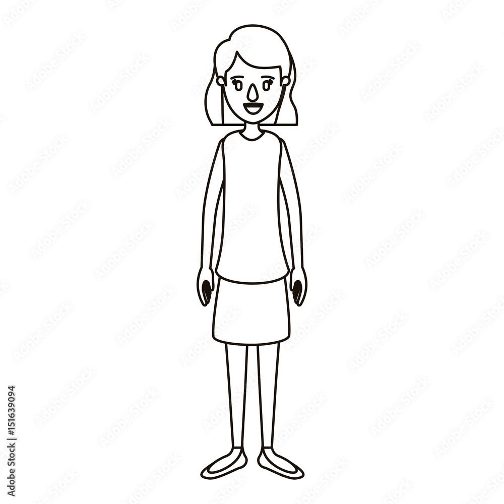 Sketch Woman Body Outline Art PNG Transparent Images Free Download | Vector  Files | Pngtree
