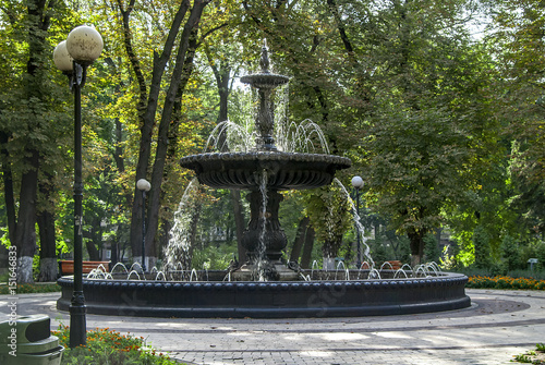 Fountain Mariinsky Park Kiev Ukraine