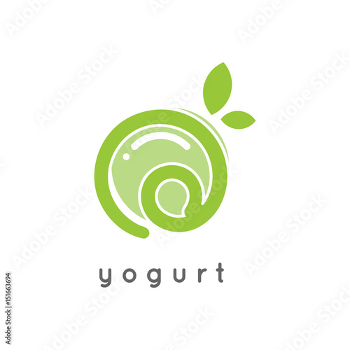 green nature healthy yogurt logo