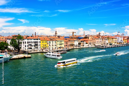 Water Harbor in Venice, Italy