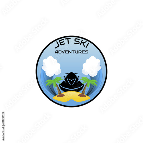 Logo jet ski, scooter