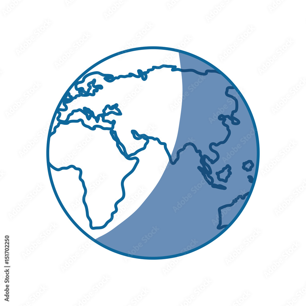 World earth isolated icon vector illustration graphic design World earth isolated icon vector illustration graphic design