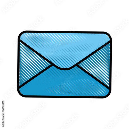 Email or mail symbol icon vector illustration graphic design