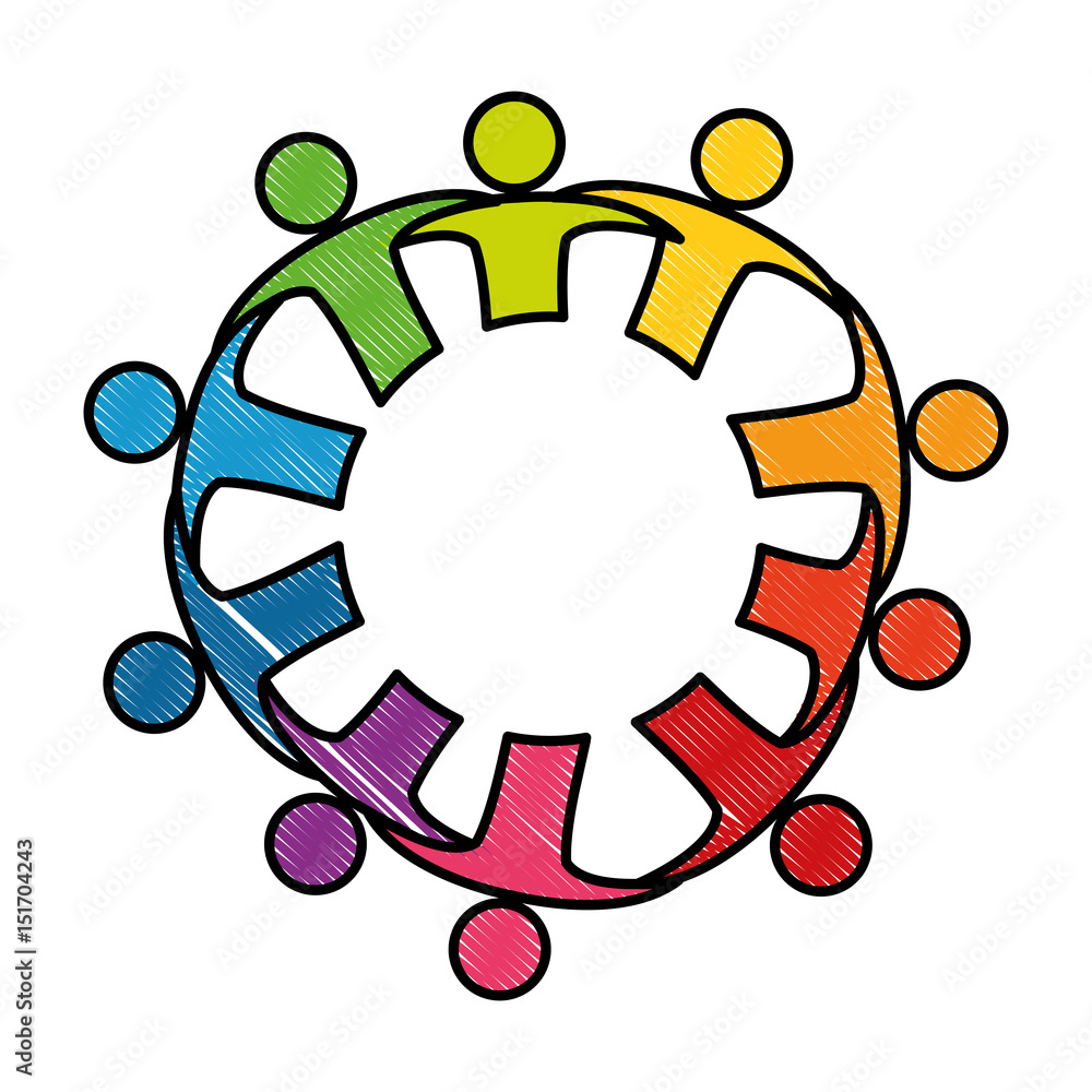 Teamwork abstract symbol icon vector illustration graphic design Teamwork abstract symbol icon vector illustration graphic design