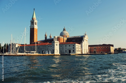 The church and monastery at San Giorgio Maggiore in the lagoon of Venice