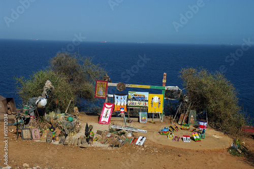 Étal de souvenirs au Sénégal - 2