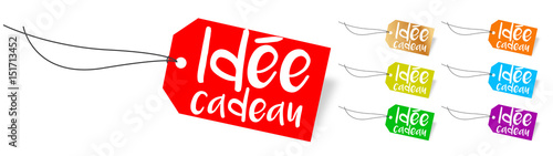 Etiquette idée cadeau